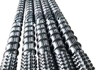 Bimetallic Screw Barrel สำหรับเครื่องเป่าขวดพลาสติก LDPE / HDPE / PP / PE / PVC