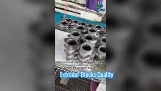 บล็อกการนวดชิ้นส่วนเครื่องอัดรีด