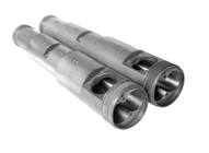 51/1005 55/110 92/188 Bimetallic Conical Twin Screw Barrel สำหรับ Spc / Lvt Extruder
