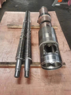 38CrMoAl Conical Twin Screw And Barrel 65/132 สำหรับโปรไฟล์ท่อ PVC WPC Spc