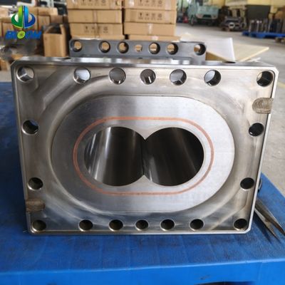 คุณภาพ  Nickel Alloy Twin Screw Extruder Barrel for PEEK Plastic Extrusion โรงงาน