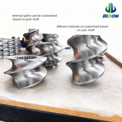 คุณภาพ  Wear and Corrosion Resistant Twin Screw Extruder Parts with Customized Specifications and High Torque Capacity โรงงาน