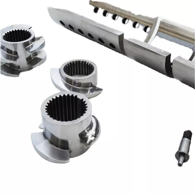 316L พลาสติก Extruder Twin Screw Barrel สำหรับ PVC Machine