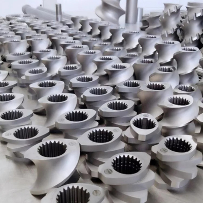 316L พลาสติก Extruder Twin Screw Barrel สำหรับ PVC Machine