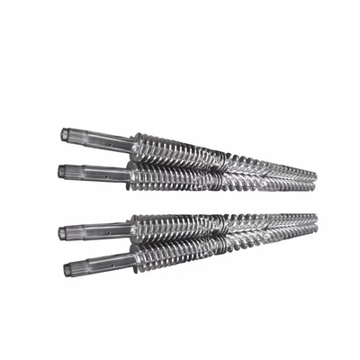 Extruder Single Feed Screw Barrel สำหรับเครื่องเป่าขวดพลาสติกแบบ Screw Extrusion