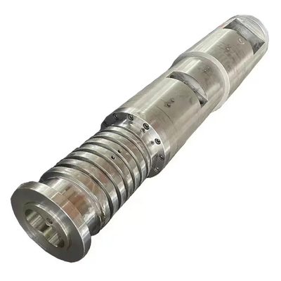 Extruder Single Feed Screw Barrel สำหรับเครื่องเป่าขวดพลาสติกแบบ Screw Extrusion