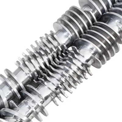 Extruder Single Feed Screw Barrel สำหรับเครื่องเป่าขวดพลาสติกแบบ Screw Extrusion