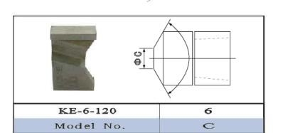 ใบมีดคัตเตอร์แต่งปลายลมขนาด KE-6-120 สำหรับการเชื่อมแบบจุด