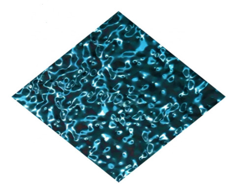 ASTM A240 แผ่นโลหะสแตนเลสตกแต่งระลอกคลื่นรูปแบบใหม่
