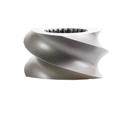 สกรูคู่ Extruder Barrel Screw Element Screw Shaft ความแข็งแรงสูง ทนต่อการสึกหรอ
