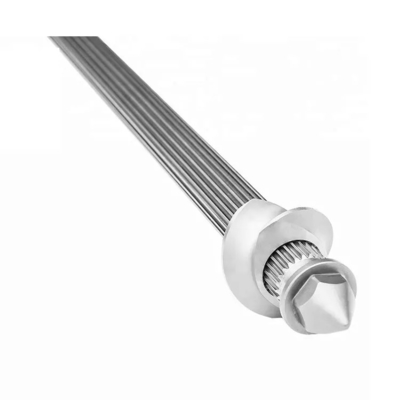 อุปกรณ์สํารอง extruder อะไหล่สกรูเอเลเม้นต์และกระบอกสําหรับการแปรรูปพลาสติก การผลิตของอนุภาค extruded