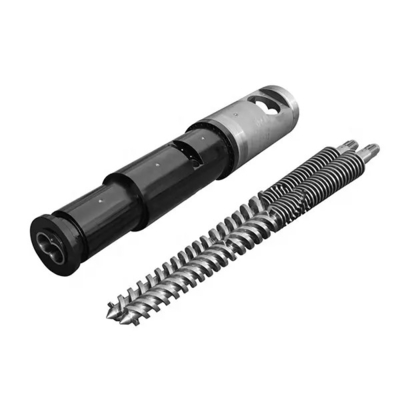 65/132 กระบอกสกรูคู่ทรงกรวยสำหรับโปรไฟล์ท่อ PVC WPC Spc Pipe