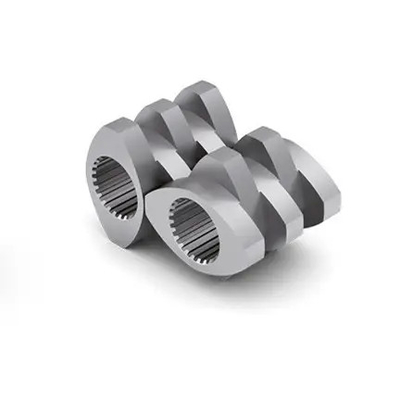 ชิ้นส่วนอะไหล่เครื่องอัดรีดสกรู Extruder คู่ต้านทานการสึกหรอ