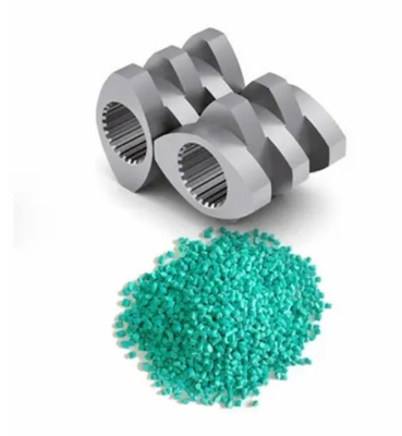 ชิ้นส่วนอะไหล่เครื่องอัดรีดสกรู Extruder คู่ต้านทานการสึกหรอ