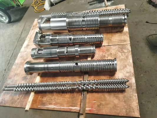 ความแม่นยำสูงกลึงกระบอกสกรู Extruder เดี่ยวที่กำหนดเองสำหรับ PP / PE