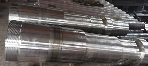 38CrMoAlA Sacm645 กระบอกสกรูอัดรีดพลาสติกสำหรับเครื่องเป่าฟิล์ม