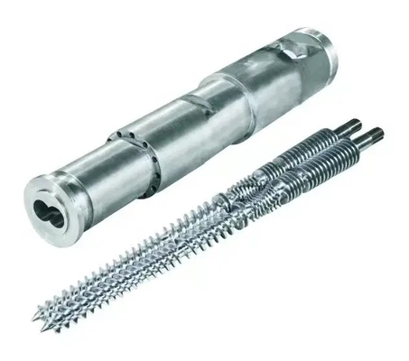 กระบอกสกรู / กระบอกสกรูคู่ทรงโคลน / กระบอกสกรู extruder สําหรับ extrusion ท่อ