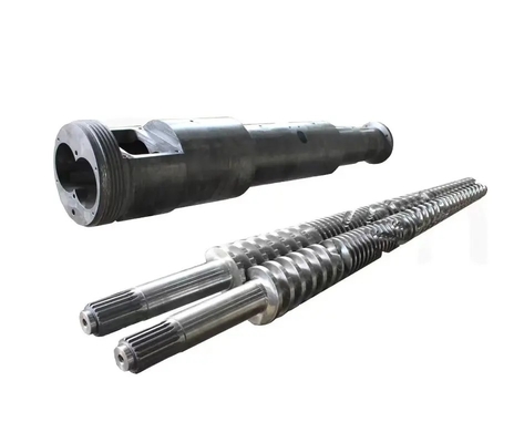 กระบอกสกรู / กระบอกสกรูคู่ทรงโคลน / กระบอกสกรู extruder สําหรับ extrusion ท่อ