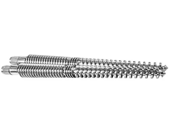 65/132 80/156 92/188 กระบอกสกรูคู่ทรงกรวย Bimetallic หรือการบำบัดด้วยไนไตรด์