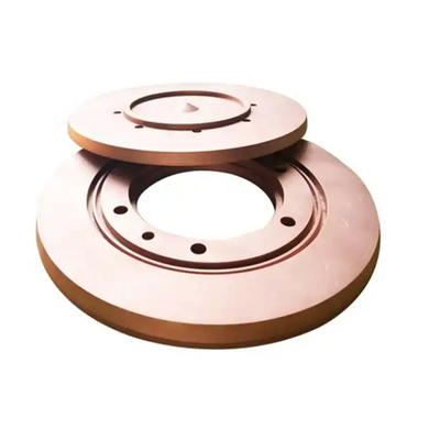 พันธมิตรทองแดงความต้านทานกลม Electrode วงล้อ Disc สําหรับ CuCrZr สาย Welder อะไหล่