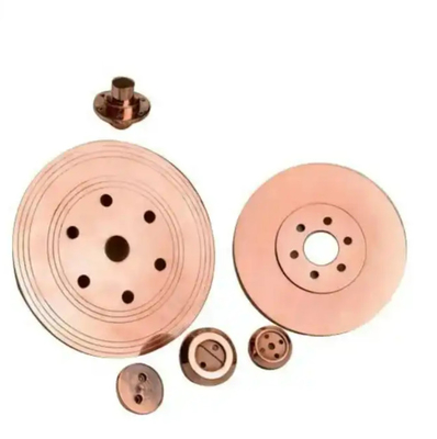 พันธมิตรทองแดงความต้านทานกลม Electrode วงล้อ Disc สําหรับ CuCrZr สาย Welder อะไหล่