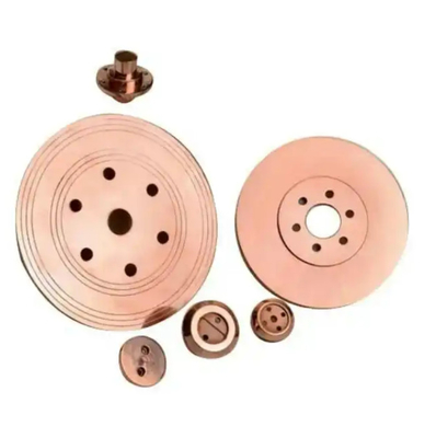 พันธมิตรทองแดงความต้านทานกลม Electrode วงล้อ Disc สําหรับ CuCrZr สาย Welder อะไหล่
