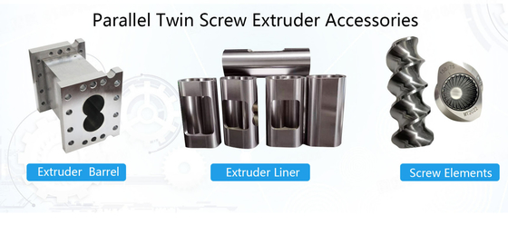 อะไหล่ extruder กระบอกคู่คู่สําหรับการผลิตสารประกอบ การประกอบใหม่และการแก้ไข