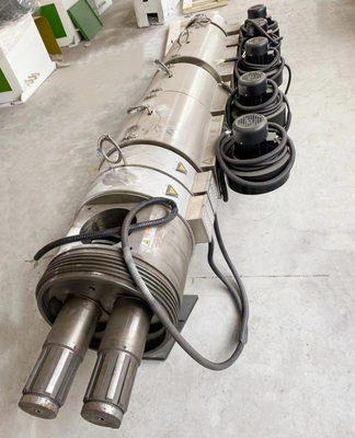 SPC แผ่น extrusion เครื่องอะไหล่ส่วนหนึ่ง nitrided หรือ bimetallic บาร์เรลและสกรู