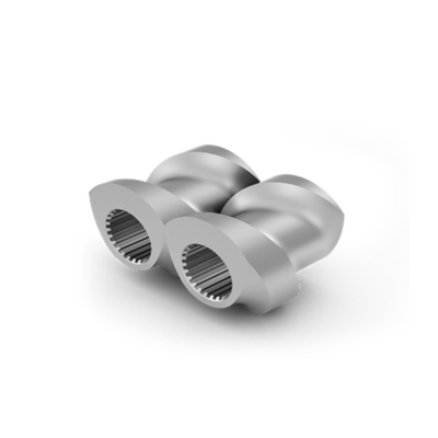 การใช้งานทนทาน Bimetallic สกรูส่วนและกระบอกสําหรับเครื่องปรับฉีด พลาสติก extruder