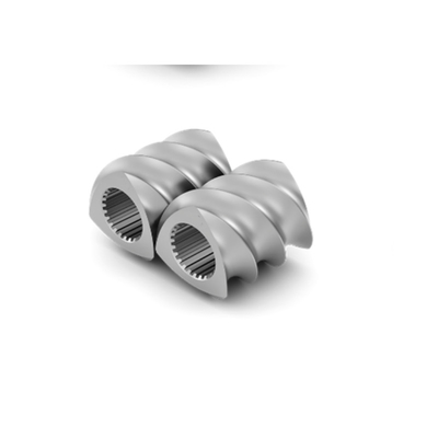 การใช้งานทนทาน Bimetallic สกรูส่วนและกระบอกสําหรับเครื่องปรับฉีด พลาสติก extruder