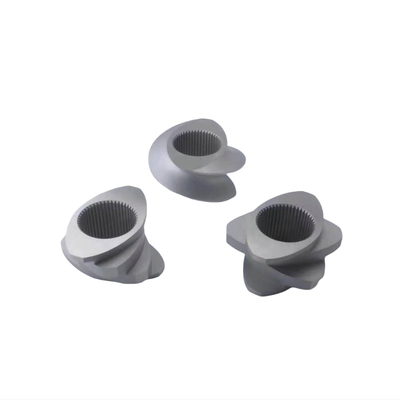 หนาทนทาน Bimetallic อุปกรณ์สกรูและกระบอกสําหรับพลาสติก Extruder ของ Fluoroplastic Masterbatch
