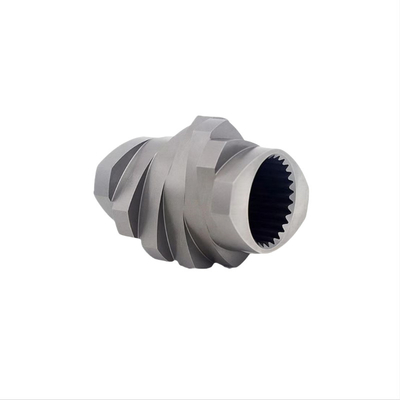 หนาทนทาน Bimetallic อุปกรณ์สกรูและกระบอกสําหรับพลาสติก Extruder ของ Fluoroplastic Masterbatch