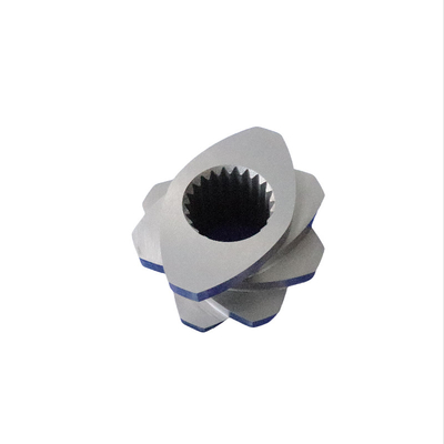 อุปกรณ์สกรู bimetallic ทนทานต่อการกัดกร่อนและกระบอกสําหรับ extruder พลาสติกของ masterbatch Fluorrubber
