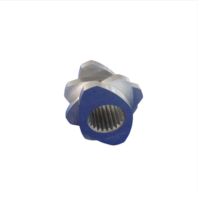 อุปกรณ์สกรู bimetallic ทนทานต่อการกัดกร่อนและกระบอกสําหรับ extruder พลาสติกของ masterbatch Fluorrubber