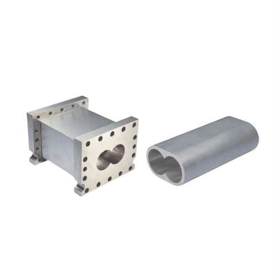 PTFE ETFE FEP PFA PVDF ชิ้นส่วนพลาสติก extruder ทนทานการสวมชุดเต็ม Bimetallic สกรูส่วนท่อและ Liner
