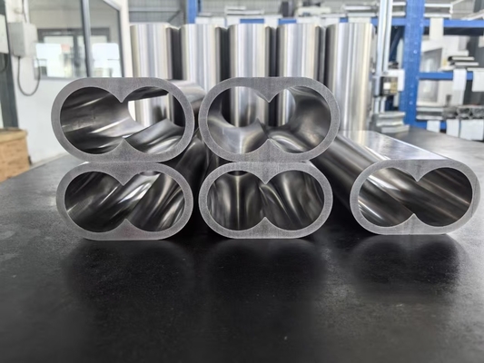 ใส่ทนทาน บีเมทัลลิกสกรู บาร์เรลไลนเนอร์สําหรับเครื่องปั้นฉีด พลาสติก Extruder