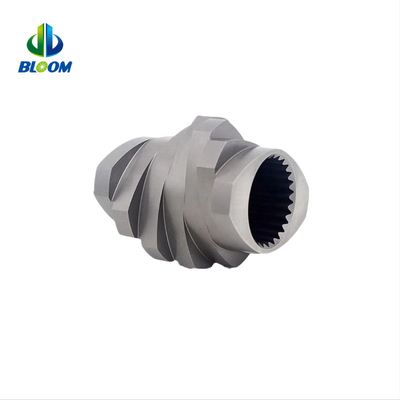 อะไหล่ extruder ที่กําหนดเอง ภาคสกรู bimetallic สําหรับการซ่อมแซมในการผลิต masterbatch