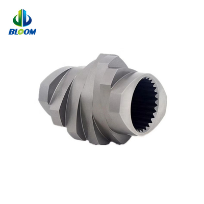 อะไหล่ extruder ที่กําหนดเอง ภาคสกรู bimetallic สําหรับการซ่อมแซมในการผลิต masterbatch