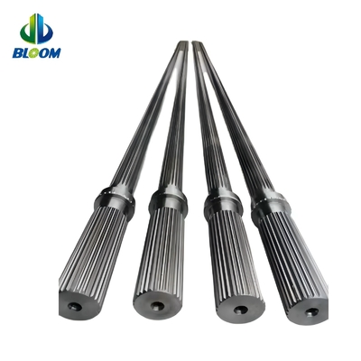 Super Anti Wear พลาสติก Extruder อุปกรณ์เสริม แกนสกรูสําหรับ Masterbatch และการผลิตพอลิเมอร์