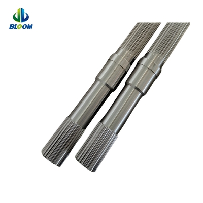 Super Anti Wear พลาสติก Extruder อุปกรณ์เสริม แกนสกรูสําหรับ Masterbatch และการผลิตพอลิเมอร์