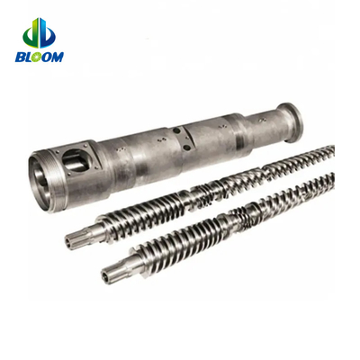 OEM ประสิทธิภาพสูง โคนิค Twin Screw และท่อสําหรับ WPC TPE / TPU การผลิต