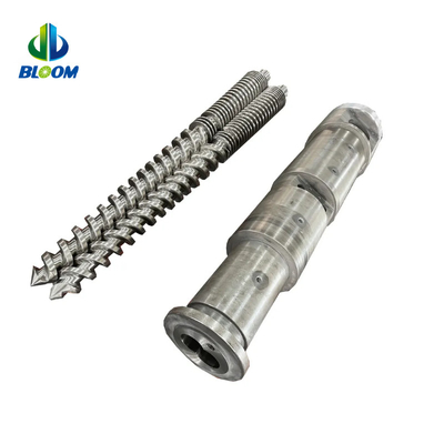 OEM ประสิทธิภาพสูง โคนิค Twin Screw และท่อสําหรับ WPC TPE / TPU การผลิต