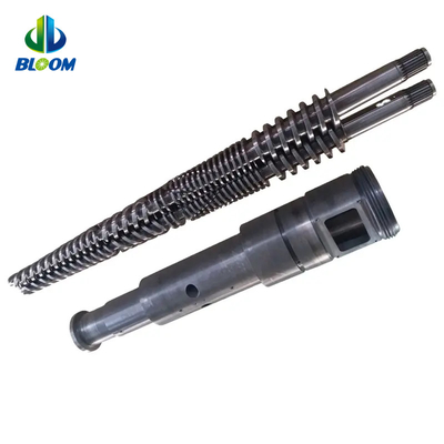 ทนทานการสวม โคนิก Twin Screw และท่อสําหรับ PVC WPC TPE / TPU