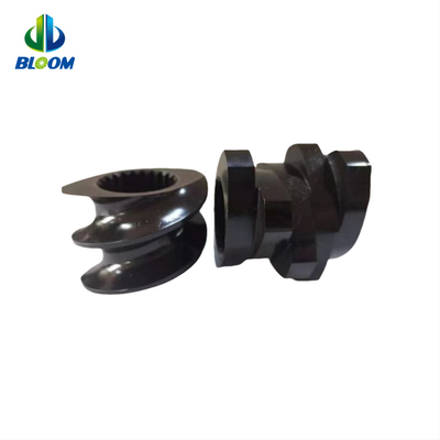 อุปกรณ์สกรูคู่ทนทานการสวมใส่สําหรับการซ่อมแซม extruder สําหรับการผลิต Masterbach