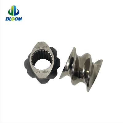 อะไหล่การซ่อมแซม extruder ส่วนสกรูสําหรับการผลิต Fluoroplastic Fluorrubber