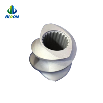 ผู้ผลิตจีน ZSK Double Twin Extruder Parts ส่วนสกรูสำหรับสารละลายแบตเตอรี่ลิเธียม
