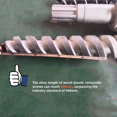 กล่องสกรูคู่ทรงโคลน 38CrMoAlA ความแม่นยําสูงสําหรับการบดช้าในพลาสติกและยาง