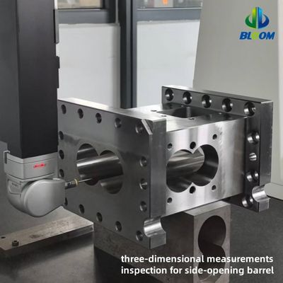 การออกแบบแบบจําลอง สายสลัดไนเคิล ความแข็งแรงสูง กระบอกสกรูคู่สําหรับเครื่องจักร extruder