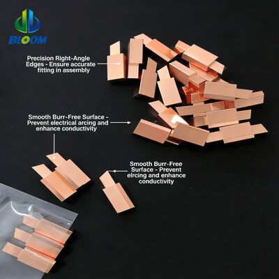 ส่วนประกอบการเชื่อมต่อ BeCu นำไฟฟ้าสูง ปรับแต่งได้สำหรับตู้เย็นและเครื่องอัดอากาศที่ทนทานต่อการกัดกร่อน