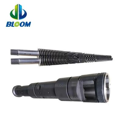 BLM 80/156 92/188 สกรูและกระบอกทรงโคลนคู่สําหรับการดึง PVC
